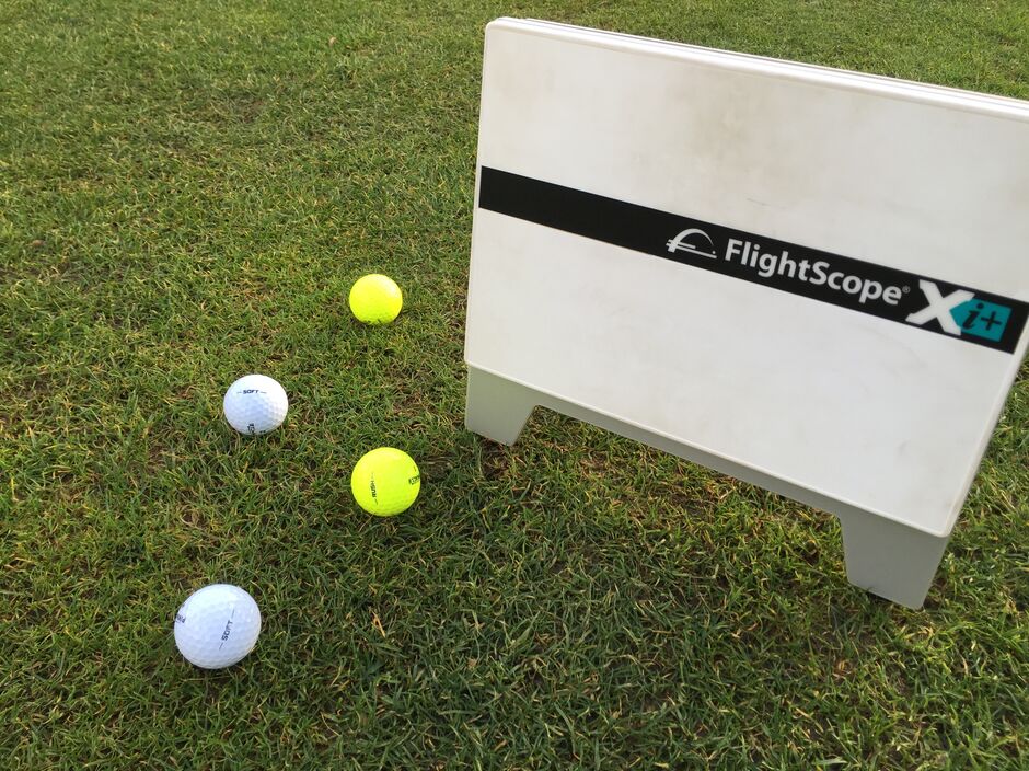 Outdoor coaching with flightscope