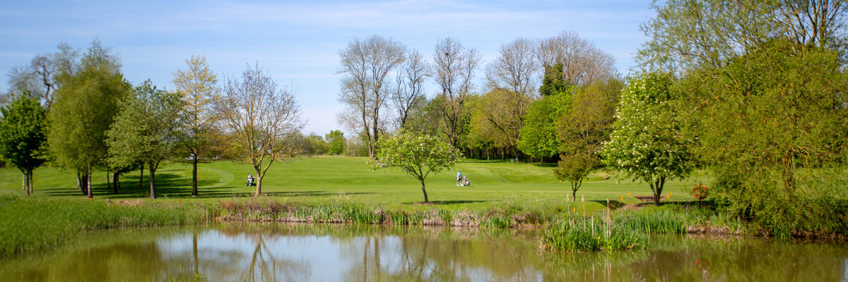 Across the pond to the 8th Fairway