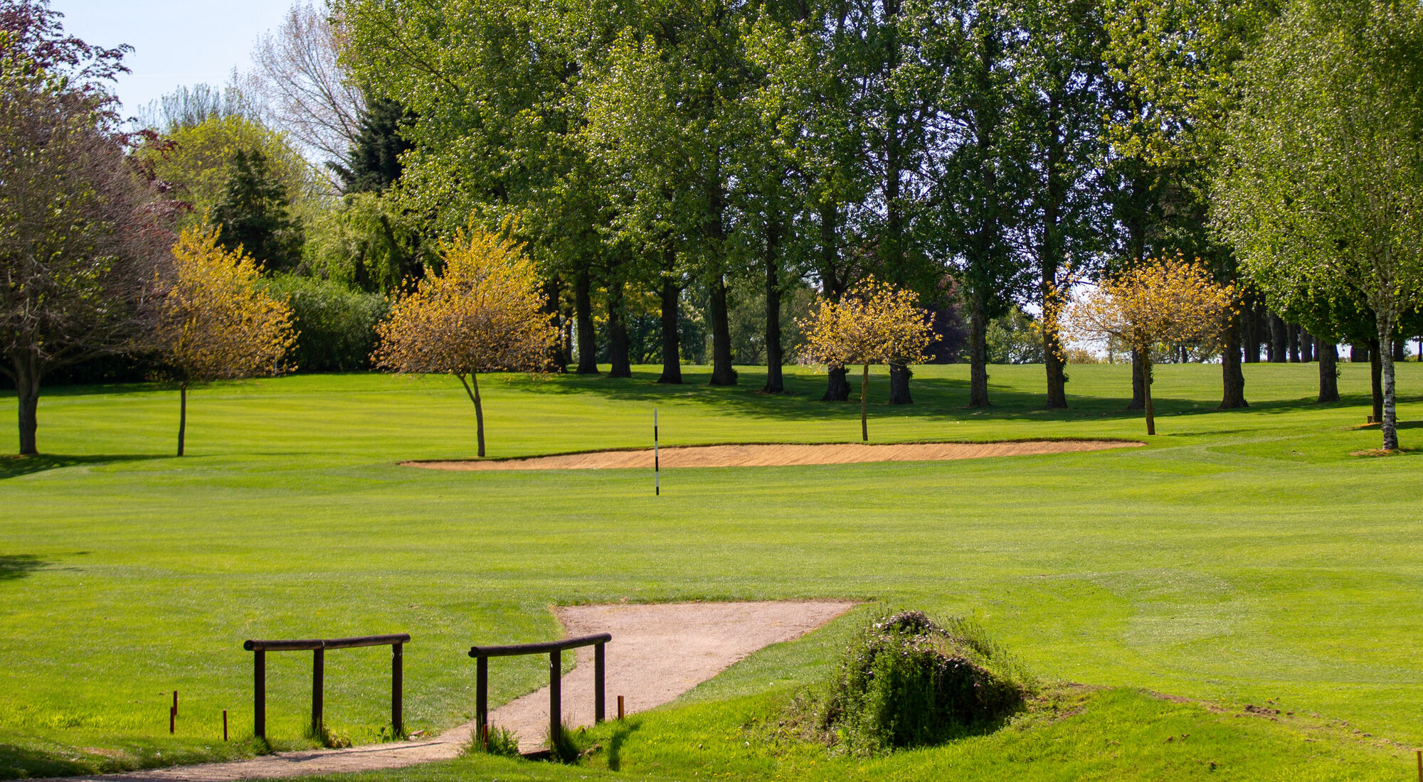 Over the bridge to 16th Fairway